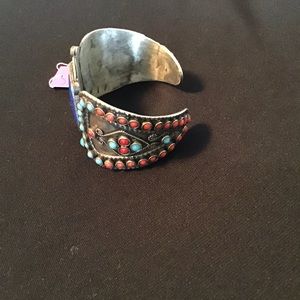 Jewelry - Silver & lapis cuff bracelet NWOT. Jewelry - Silver & lapis cuff bracelet NWOT.
